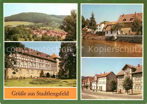 Stadtlengsfeld Panorama Diaetsanatorium An der Felda Marktstrasse Kat. Stadtlengsfeld