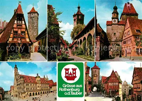 Rothenburg Tauber Bauwerke und Sehenswuerdigkeiten Kat. Rothenburg ob der Tauber
