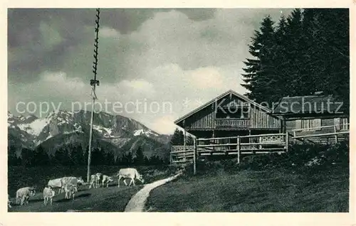 Bad Toelz Waldherralm Benediktenwand Kat. Bad Toelz