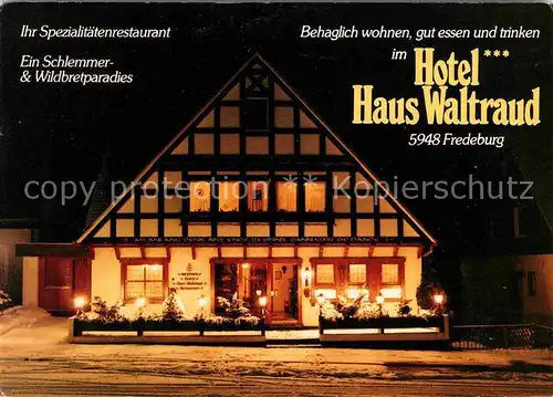 Fredeburg Schmallenberg Hotel Haus Waltraud
