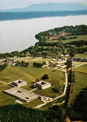 Bernried Starnberger See Klinik Hoehenried der LVA Oberbayern Fliegeraufnahme Kat. Bernried