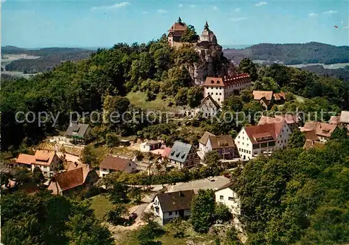 Hohenstein Kirchensittenbach Ortsansicht mit Burg Hohenstein Frankenalb Kat. Kirchensittenbach