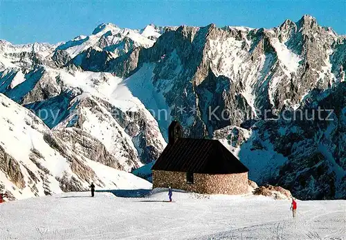 Zugspitze Bergkirchlein Mariae Heimsuchung Kat. Garmisch Partenkirchen