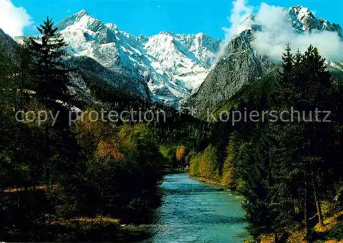 Loisachtal mit Zugspitzgruppe Kat. Murnau a.Staffelsee