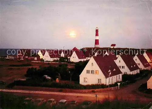 Sylt Leuchtturm Abendstimmung Kat. Sylt Ost