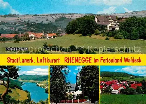 Rhenegge Ferienland Waldeck Kat. Diemelsee