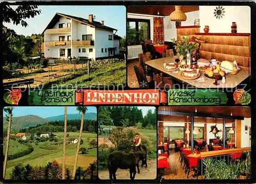 Wieslet Henschenberg Gasthaus Pension Lindenhof Kat. Wieslet