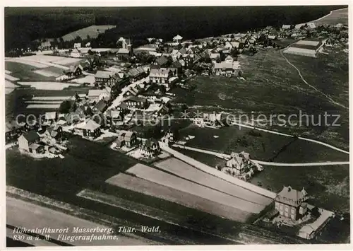 Masserberg Flugaufnahme Kat. Masserberg