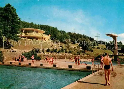 Kissingen Bad Terrassen Schwimmbad Kat. Bad Kissingen