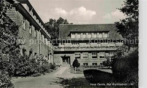 Bad Waldliesborn Erholungsheim Haus Carola Kat. Lippstadt
