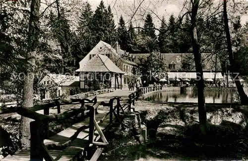 Leopoldstal Lippe Waldhotel Pension Silbermuehle Kat. Horn Bad Meinberg