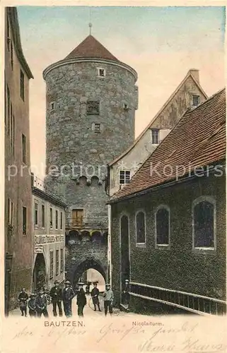 Bautzen Nicolaiturm Kat. Bautzen