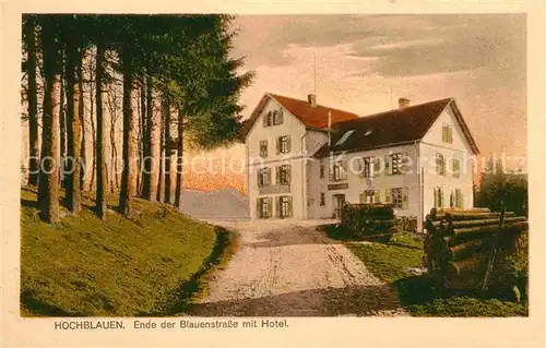 Hochblauen Ende Blauenstrasse Hotel Kat. Badenweiler