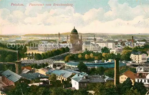 Potsdam Panorama vom Brauhausberg Kat. Potsdam