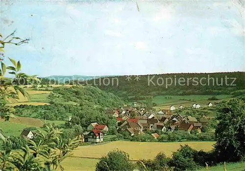 Merxhausen Solling Panorama Kat. Heinade