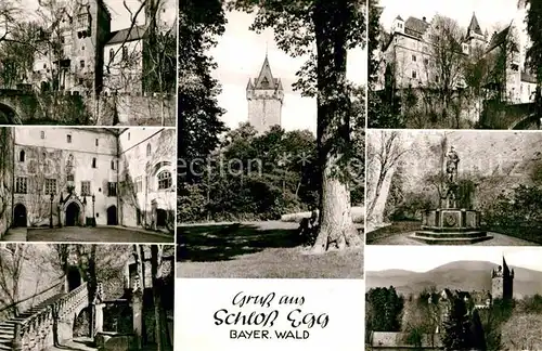 Schloss Egg Ansichten Kat. Bernried