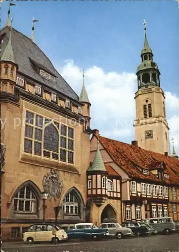 Celle Niedersachsen Museum mit Stadtkirche  Kat. Celle