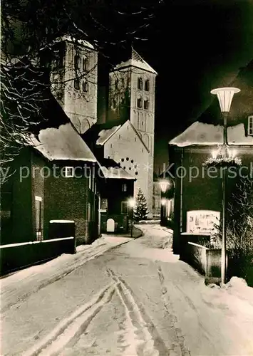 Muenster Westfalen Weihnachtsstimmung Dom Winter Kat. Muenster