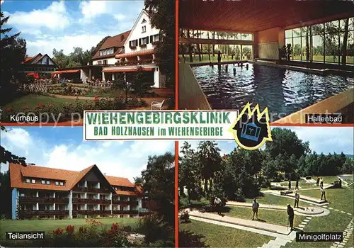 Bad Holzhausen Luebbecke Wiehengebirgsklinik Kurhaus Hallenbad  Kat. Preussisch Oldendorf