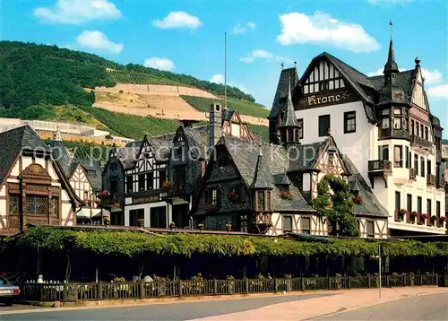 Assmannshausen Rhein Hotel KroneFachwerk Kat. Ruedesheim am Rhein