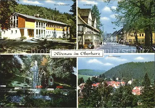 Altenau Harz Kurgebaeude Brunnen  Kat. Altenau