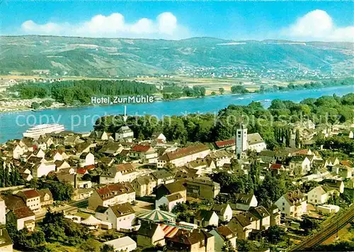 Bad Breisig Hotel Zur Muehle Familie Reuter Fliegeraufnahme Kat. Bad Breisig