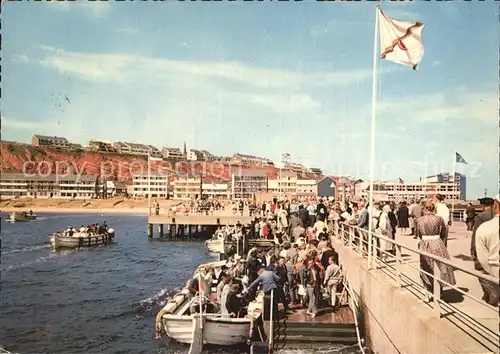 Helgoland Landungsbruecke  Kat. Helgoland