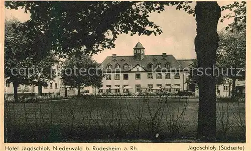Ruedesheim Rhein Hotel Jagdschloss Niederwald Kat. Ruedesheim am Rhein