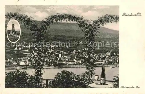 Ruedesheim Rhein Rheinzauber Panorama Kat. Ruedesheim am Rhein