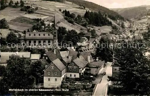 Mellenbach Glasbach Teilansicht Kirche Kat. Mellenbach Glasbach