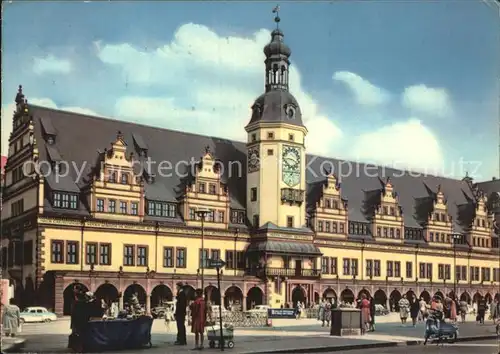 Leipzig Marktplatz Rathaus Kat. Leipzig