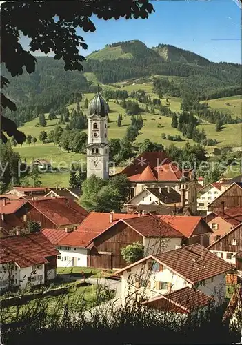 Nesselwang mit Alpspitze Kat. Nesselwang