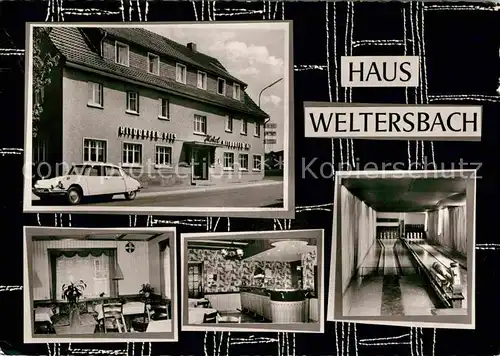 Leichlingen Metzholz Haus Weltersbach Gaststube Bar Kegelbahn