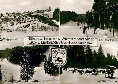 Schulenberg Oberharz Ski Alpinum Wild  Kat. Schulenberg im Oberharz