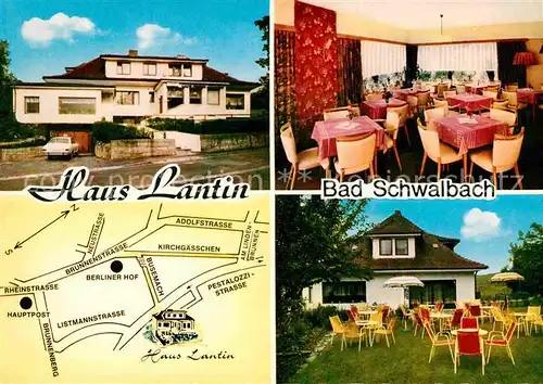 Bad Schwalbach Cafe Pension Haus Lantin Kat. Bad Schwalbach