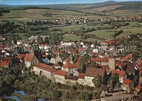 Schlitz Fliegeraufnahme Burgenstadt Kat. Schlitz