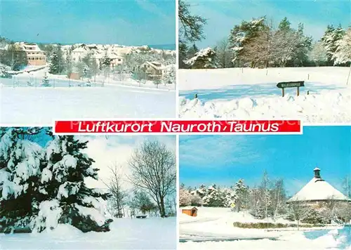 Nauroth Heidenrod Winter Panorama Kat. Heidenrod