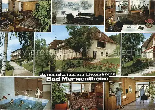 Bad Mergentheim Kursanatorium am Hexenkreuz Kat. Bad Mergentheim