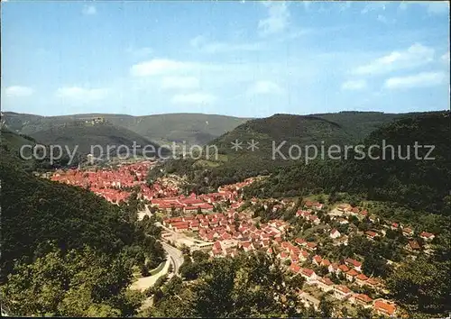 Urach Bad Blick vom Woelfling Kat. Bad Urach