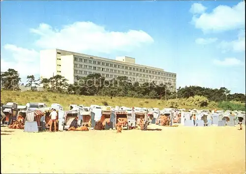 Zinnowitz Ostseebad Ferienheim IG Wismut Roter Oktober Strand