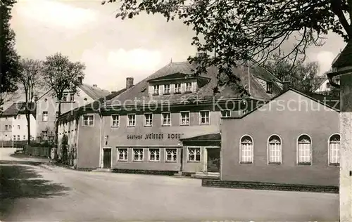 Wernsdorf Pockau Gasthof Weisses Ross Kat. Pockau Floehatal