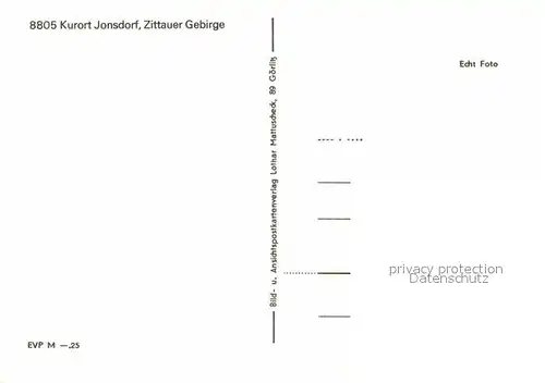 Jonsdorf HOG Gondelfahrt Kat. Kurort Jonsdorf