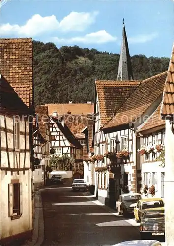 Doerrenbach Pfalz Ortspartie Fachwerk  Kat. Doerrenbach