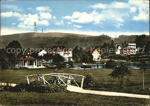 Hahnenklee Bockswiese Harz Kurpark Kat. Goslar