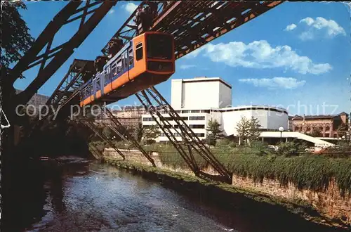 Wuppertal Schauspielhaus Schwebebahn Kat. Wuppertal