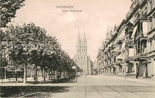 Wiesbaden Obere Rheinstrasse  Kat. Wiesbaden