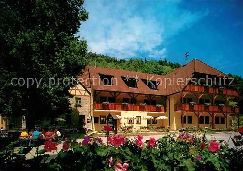 Rothenburg Tauber Landgasthof Biergarten Steinbachtal Kat. Rothenburg ob der Tauber