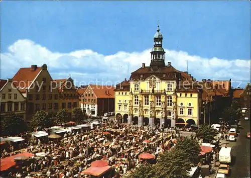 Lueneburg Rathaus und Marktplatz Kat. Lueneburg