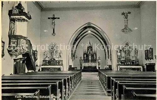 Schaidt Katholische Pfarrkirche Kat. Woerth am Rhein