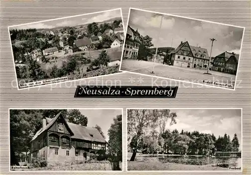 Neusalza Spremberg Rudolf Renner Platz Reiterhaus Freibad Kat. Neusalza Spremberg